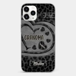 Grandma’s Love Makes Life Sweeter - Family Personalized Custom Clear Phone Case - Gift For Mom, Grandma -Pawfect House Sale 677f9f5b56224 40c1e5f4 237b 415f 9d6e 42e6b84821e8