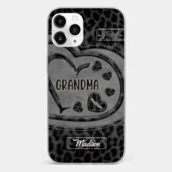 Grandma’s Love Makes Life Sweeter - Family Personalized Custom Clear Phone Case - Gift For Mom, Grandma -Pawfect House Sale 677f9f5c32452 4f2b4ca3 24ce 4833 8ee2 7e14cb912aee