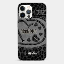 Grandma’s Love Makes Life Sweeter - Family Personalized Custom Clear Phone Case - Gift For Mom, Grandma -Pawfect House Sale 677f9f5f13451 39b54fd5 f064 4765 ad93 60b122c28fdb