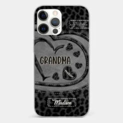 Grandma’s Love Makes Life Sweeter - Family Personalized Custom Clear Phone Case - Gift For Mom, Grandma -Pawfect House Sale 677f9f5fe4cc1 c6fb7d6b 64b1 4c45 9bb1 8b1bd34ad4e0