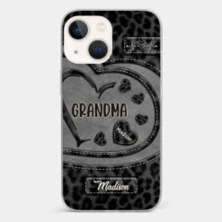 Grandma’s Love Makes Life Sweeter - Family Personalized Custom Clear Phone Case - Gift For Mom, Grandma -Pawfect House Sale 677f9f61a75aa 43114e50 79eb 438e af3b 9b8fc489b45b