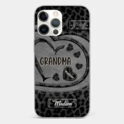 Grandma’s Love Makes Life Sweeter - Family Personalized Custom Clear Phone Case - Gift For Mom, Grandma -Pawfect House Sale 677f9f6289175 3afb9f3d 74bd 4802 a076 218b754c22dd