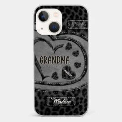 Grandma’s Love Makes Life Sweeter - Family Personalized Custom Clear Phone Case - Gift For Mom, Grandma -Pawfect House Sale 677f9f653cec8 4f7c3de4 5f0d 4120 b982 61db1dcedd76