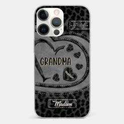 Grandma’s Love Makes Life Sweeter - Family Personalized Custom Clear Phone Case - Gift For Mom, Grandma -Pawfect House Sale 677f9f66145a5 bf29d89b 4cb2 4252 ad4c 86f37df32459