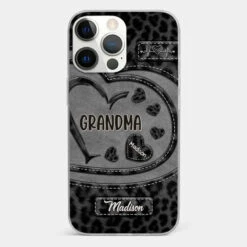 Grandma’s Love Makes Life Sweeter - Family Personalized Custom Clear Phone Case - Gift For Mom, Grandma -Pawfect House Sale 677f9f66de7e4 14c8f598 3ec4 4082 8969 ba19550c6962