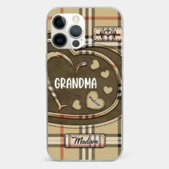 Her Love Is A Legacy That Never Fades - Family Personalized Custom Clear Phone Case - Gift For Mom, Grandma -Pawfect House Sale 677f9f7c4b1f0 363ce8db dee5 4a8d 9248 a31be19e5e8e