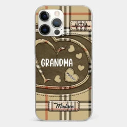 Her Love Is A Legacy That Never Fades - Family Personalized Custom Clear Phone Case - Gift For Mom, Grandma -Pawfect House Sale 677f9f7d2eb7a 6e3ab11f 86f0 4e14 89d2 0bb679d8d744