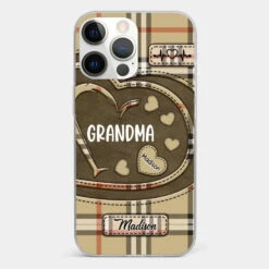 Her Love Is A Legacy That Never Fades - Family Personalized Custom Clear Phone Case - Gift For Mom, Grandma -Pawfect House Sale 677f9f8007fc6 bcee8446 b7ef 4be6 bb2e a1c8dc421ae2