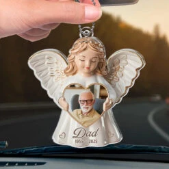 Custom Photo United Forever In The Haven Of Our Hearts - Memorial Personalized Custom Car Ornament - Acrylic Custom Shaped - Sympathy Gift For Family Members 9 Custom Photo United Forever In The Haven Of Our Hearts - Memorial Personalized Custom Car Ornament - Acrylic Custom Shaped - Sympathy Gift For Family Members -Pawfect House Sale 67809a275b5cf