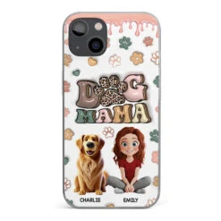 Happiness Is A Warm Puppy - Dog Personalized Custom 3D Inflated Effect Printed Clear Phone Case - Gift For Pet Owners, Pet Lovers