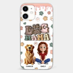 Happiness Is A Warm Puppy - Dog Personalized Custom 3D Inflated Effect Printed Clear Phone Case - Gift For Pet Owners, Pet Lovers -Pawfect House Sale 6780ef1ed3420 2235999b cce9 4735 8258 9794444ad3c7