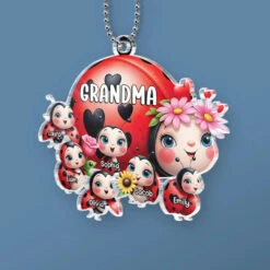 A Grandmother Is A Safe Haven - Family Personalized Custom Car Ornament - Acrylic Custom Shaped - Gift For Mom, Grandma 7 A Grandmother Is A Safe Haven - Family Personalized Custom Car Ornament - Acrylic Custom Shaped - Gift For Mom, Grandma -Pawfect House Sale 6781d963babd6