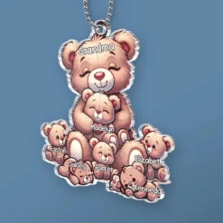 Wisdom, Warmth, And Love - Family Personalized Custom Car Ornament - Acrylic Custom Shaped - Gift For Mom, Grandma -Pawfect House Sale 6784a980c69bd