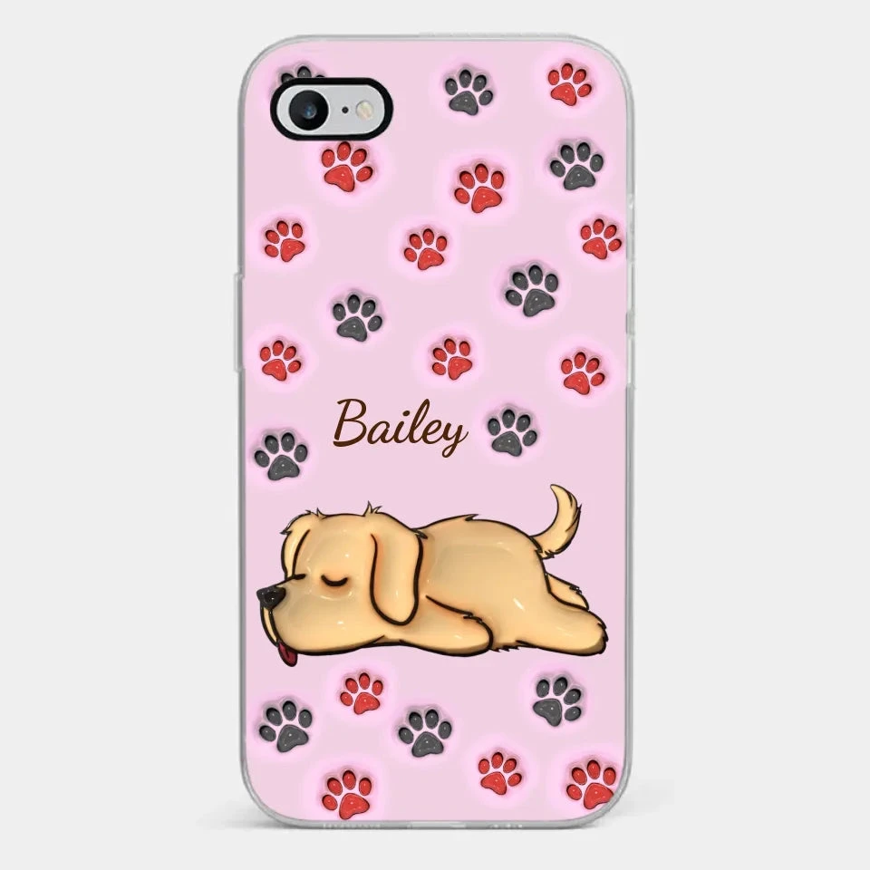 Pawsitively Loved - Dog & Cat Personalized Custom 3D Inflated Effect Printed Clear Phone Case - Gift For Pet Owners, Pet Lovers 2 Pawsitively Loved - Dog & Cat Personalized Custom 3D Inflated Effect Printed Clear Phone Case - Gift For Pet Owners, Pet Lovers - Image 2