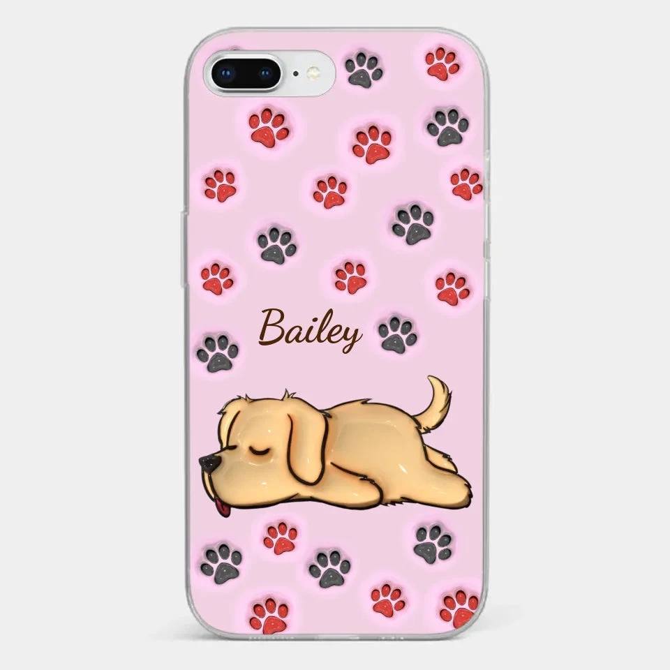 Pawsitively Loved - Dog & Cat Personalized Custom 3D Inflated Effect Printed Clear Phone Case - Gift For Pet Owners, Pet Lovers 5 Pawsitively Loved - Dog & Cat Personalized Custom 3D Inflated Effect Printed Clear Phone Case - Gift For Pet Owners, Pet Lovers - Image 5