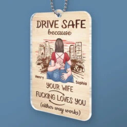 In Your Arms, I Found My Home - Couple Personalized Custom Car Ornament - Acrylic Custom Shaped - Gift For Husband Wife, Anniversary -Pawfect House Sale 678613cb04d35