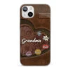 Her Love Blossoms In Every Season - Family Personalized Custom Clear Phone Case - Gift For Mom, Grandma