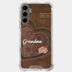 Her Love Blossoms In Every Season - Family Personalized Custom Clear Phone Case - Gift For Mom, Grandma -Pawfect House Sale 678639eaab912