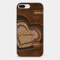 Grandma’s Sweethearts - Family Personalized Custom Clear Phone Case - Gift For Mom, Grandma -Pawfect House Sale 67879809b5b74 3c6ab723 f739 4be2 90aa 11da37354998