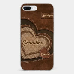 Grandma’s Sweethearts - Family Personalized Custom Clear Phone Case - Gift For Mom, Grandma -Pawfect House Sale 6787980a83bdc 44002bab f471 4202 b386 ea5b6f7c823e