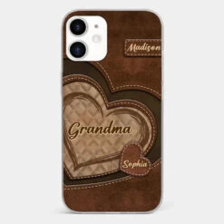 Grandma’s Sweethearts - Family Personalized Custom Clear Phone Case - Gift For Mom, Grandma -Pawfect House Sale 6787980f9bd45 0dc0305a bc78 4b39 93a8 175cad0c940d