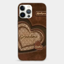 Grandma’s Sweethearts - Family Personalized Custom Clear Phone Case - Gift For Mom, Grandma -Pawfect House Sale 678798116585e 85ac23a5 c069 4770 a2b8 a3137a1b4f3e