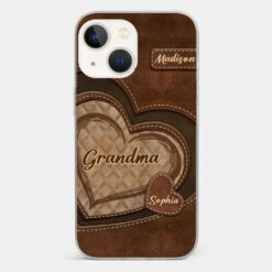 Grandma’s Sweethearts - Family Personalized Custom Clear Phone Case - Gift For Mom, Grandma -Pawfect House Sale 67879813794e3 0ffaaf8b e6ef 4e72 8809 f3ff6b7628ab