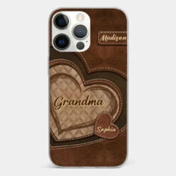 Grandma’s Sweethearts - Family Personalized Custom Clear Phone Case - Gift For Mom, Grandma -Pawfect House Sale 6787981917f60 3a371aca 54a4 42d0 b343 2f67af1e1bcf