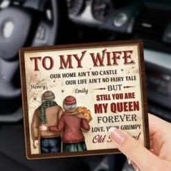 You’ll Always Be My Queen - Couple Personalized Custom Car Visor Clip - Gift For Husband Wife, Anniversary -Pawfect House Sale 6788625652794