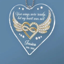 Your Memory Is A Treasure We Hold Dear - Memorial Personalized Custom Car Ornament - Acrylic Custom Shaped - Sympathy Gift For Family Members -Pawfect House Sale 678866e21c4b2