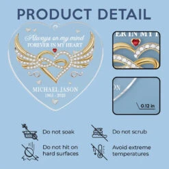 In Our Memories, You Live On - Memorial Personalized Custom Car Ornament - Acrylic Custom Shaped - Sympathy Gift For Family Members -Pawfect House Sale 67886fd33d356