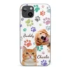 Custom Photo Pawsitively In Love - Dog & Cat Personalized Custom 3D Inflated Effect Printed Clear Phone Case - Gift For Pet Owners, Pet Lovers