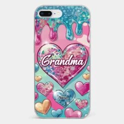 A Grandmother’s Heart Holds Forever Love - Family Personalized Custom 3D Inflated Effect Printed Clear Phone Case - Gift For Mom, Grandma -Pawfect House Sale 678f982358dc4 5d69f299 5495 4ea1 8c0f 3de7eeef668e
