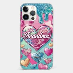 A Grandmother’s Heart Holds Forever Love - Family Personalized Custom 3D Inflated Effect Printed Clear Phone Case - Gift For Mom, Grandma -Pawfect House Sale 678f9843df61e 0aee1870 9c0a 4740 b278 e3eab8f2bcc2