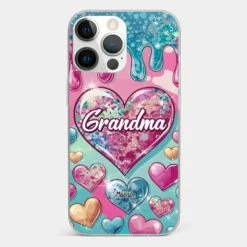 A Grandmother’s Heart Holds Forever Love - Family Personalized Custom 3D Inflated Effect Printed Clear Phone Case - Gift For Mom, Grandma -Pawfect House Sale 678f985756cae 304155c1 4ade 47f0 a0bb 9f5b913da9d4