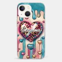 Her Love Is Infinite, Her Bond Unbreakable - Family Personalized Custom 3D Inflated Effect Printed Clear Phone Case - Gift For Mom, Grandma -Pawfect House Sale 678fdbc6de2e9 e4a96d12 34d5 41e6 9db8 b895577eb366