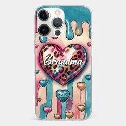 Her Love Is Infinite, Her Bond Unbreakable - Family Personalized Custom 3D Inflated Effect Printed Clear Phone Case - Gift For Mom, Grandma -Pawfect House Sale 678fdbc76c223 a28c901d 4ae2 4f97 bae3 ee11baa103b4
