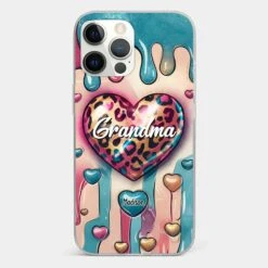 Her Love Is Infinite, Her Bond Unbreakable - Family Personalized Custom 3D Inflated Effect Printed Clear Phone Case - Gift For Mom, Grandma -Pawfect House Sale 678fdbc7e526e 16be9266 7ca6 4688 88c9 ce3b3e579560
