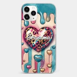 Her Love Is Infinite, Her Bond Unbreakable - Family Personalized Custom 3D Inflated Effect Printed Clear Phone Case - Gift For Mom, Grandma -Pawfect House Sale 678fdbc974a39 a9b1ddbd 8827 47ba 96e8 0f242ac72667