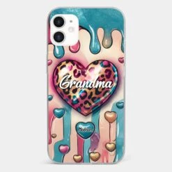 Her Love Is Infinite, Her Bond Unbreakable - Family Personalized Custom 3D Inflated Effect Printed Clear Phone Case - Gift For Mom, Grandma -Pawfect House Sale 678fdbc9bf00d 57640ecd e3d8 484b 9a89 3288773a55d9