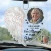 Custom Photo Still With You - Memorial Personalized Custom Car Ornament - Acrylic Custom Shaped - Sympathy Gift For Family Members