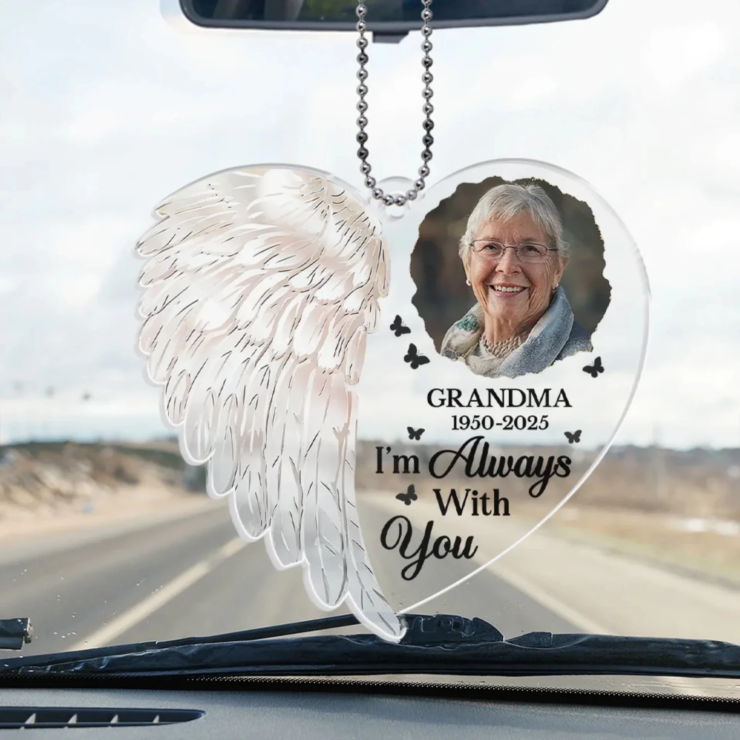 Custom Photo Still With You - Memorial Personalized Custom Car Ornament - Acrylic Custom Shaped - Sympathy Gift For Family Members 4 Custom Photo Still With You - Memorial Personalized Custom Car Ornament - Acrylic Custom Shaped - Sympathy Gift For Family Members - Image 4