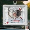 Custom Photo Memories Keep Us Together - Memorial Personalized Custom Car Ornament - Acrylic Custom Shaped - Sympathy Gift For Family Members