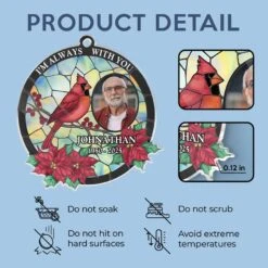 Custom Photo The Love Remains, Though You Are Gone - Memorial Personalized Custom Car Ornament - Acrylic Custom Shaped - Sympathy Gift For Family Members -Pawfect House Sale 679082b87a3ca