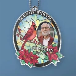 Custom Photo The Love Remains, Though You Are Gone - Memorial Personalized Custom Car Ornament - Acrylic Custom Shaped - Sympathy Gift For Family Members -Pawfect House Sale 679082b897937