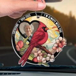 Custom Photo Heaven Gained An Angel - Memorial Personalized Custom Car Ornament - Acrylic Custom Shaped - Sympathy Gift For Family Members -Pawfect House Sale 67908bd0cdc7d