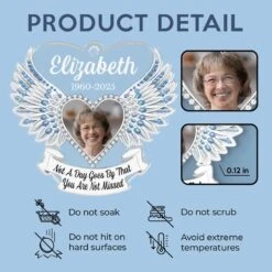 Custom Photo Miss You Everyday - Memorial Personalized Custom Car Ornament - Acrylic Custom Shaped - Sympathy Gift For Family Members -Pawfect House Sale 6790a774a6e18