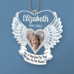 Custom Photo Miss You Everyday - Memorial Personalized Custom Car Ornament - Acrylic Custom Shaped - Sympathy Gift For Family Members -Pawfect House Sale 6790a774ec8a0
