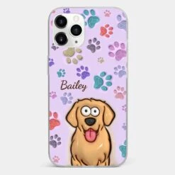 Pets Are The Best Kind Of Therapy - Dog & Cat Personalized Custom 3D Inflated Effect Printed Clear Phone Case - Gift For Pet Owners, Pet Lovers -Pawfect House Sale 6790af68b3dfa