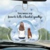 A Thoughtful Way To Remember Your Furry Friend - Memorial Personalized Custom Car Ornament - Acrylic Custom Shaped - Sympathy Gift For Pet Owners, Pet Lovers